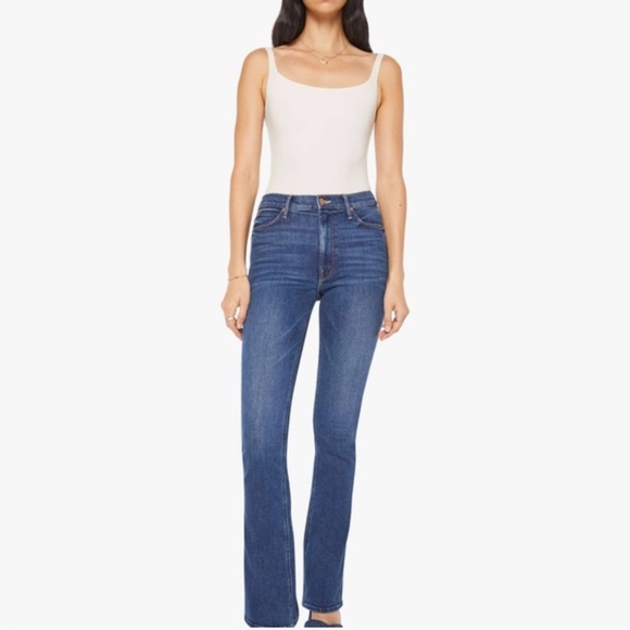 Mother Denim High Waisted Runaway - Home Movies Wash - Picture 1 of 8